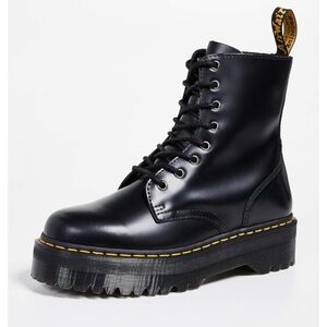 Dr. Martens (Doc Martens) Jadon 8-Eye Leather Platform Boot - Size 38